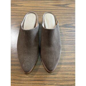 Able by Fashion Able brown leather mules size 6